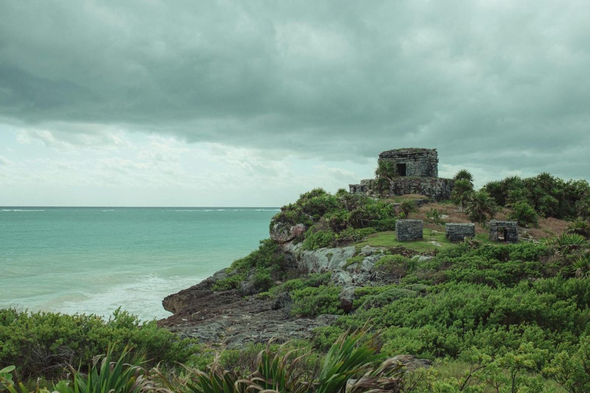 Explore the stunning ancient Mayan ruins by the turquoise Mexican coastline.