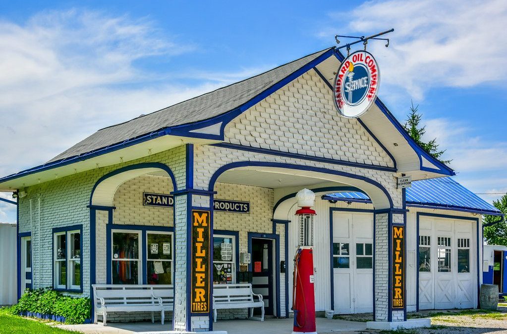 The Standard Oil station in Odell