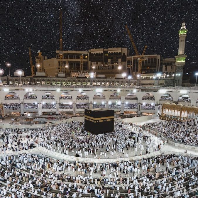 Kaaba praying ground