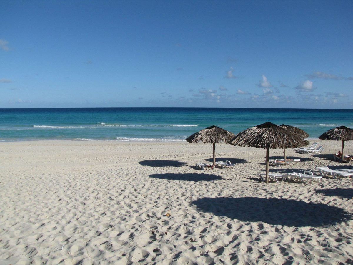 brown wooden beach lounge chair on beach during daytime