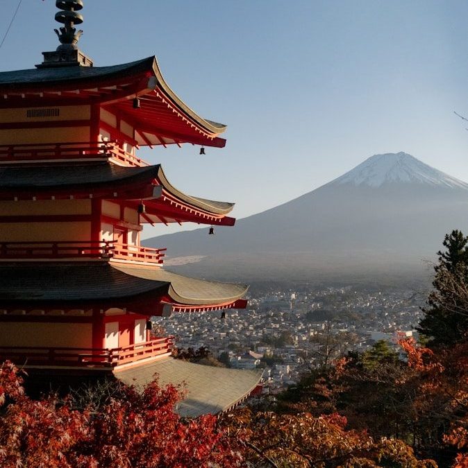 temple near trees during day