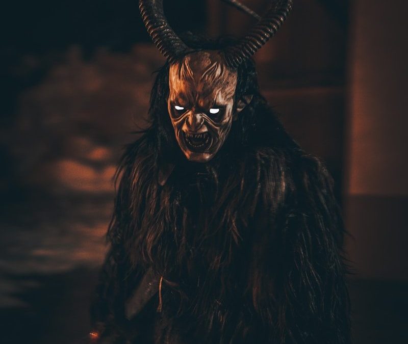 brown demon illustration