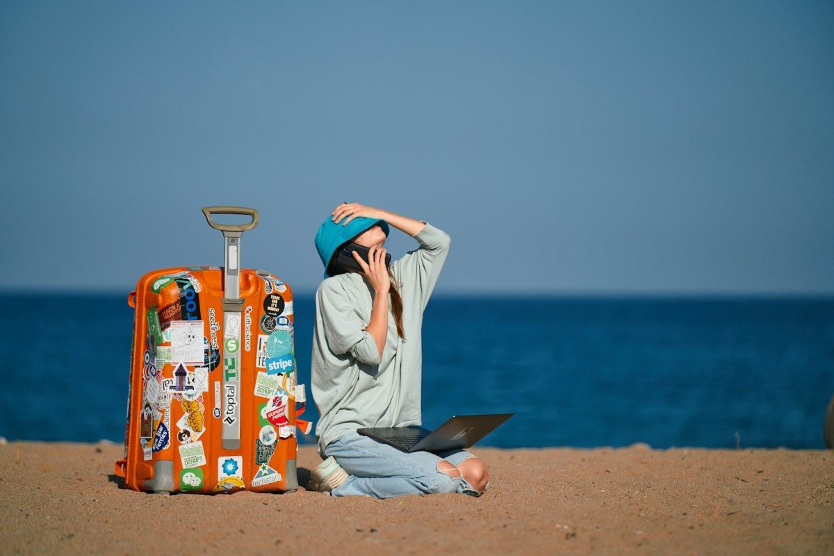 Frustrated traveler