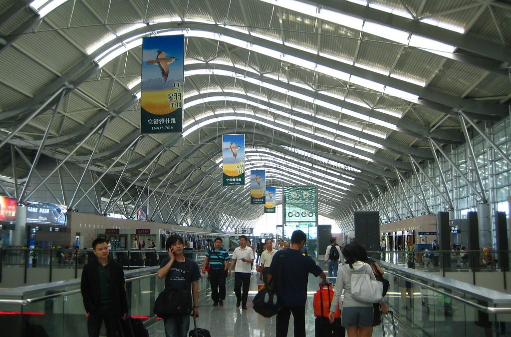 Departure Terminal at Zhengzhou Airport