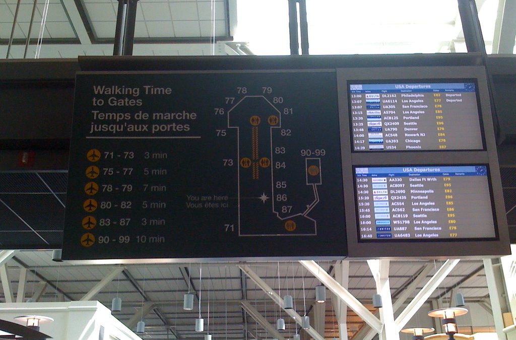 YVR USA Terminal Map
